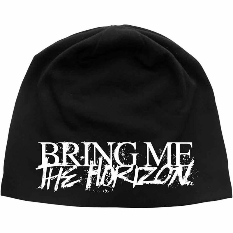 【予約商品】BRING ME THE HORIZON Unisex Beanie Hat: Horror Logo (Black)