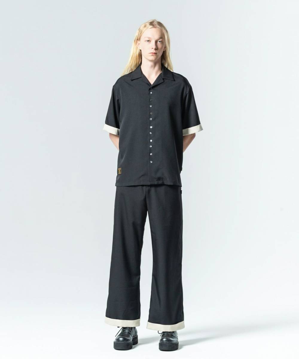 【予約商品】glamb(グラム)GB0225/ST08 : Suit Fabric Pajamas Set Up / スーツファブリックパジャマセットアップ - Black