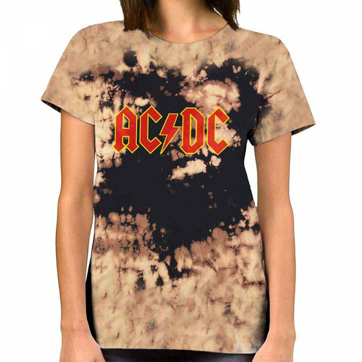 予約商品】AC/DC バンドTシャツ ユニセックス: Logo (Dip Dye 予約商品】AC/DC バンドTシャツ ユニセックス: Logo (Dip Dye