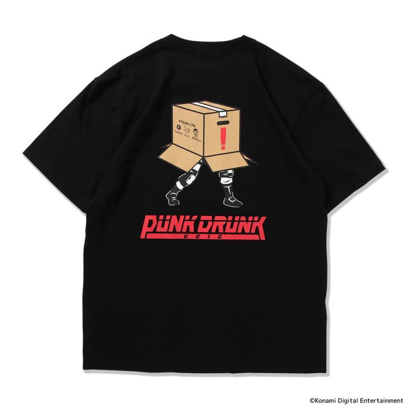 【予約商品】PUNK DRUNKERS (パンク・ドランカーズ) ［PDSxMGS］ダンボールスネークTEE - BLACK