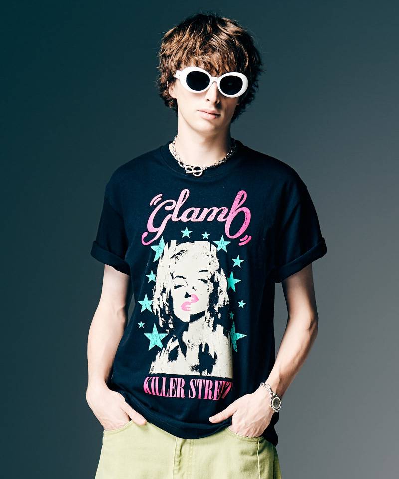 【予約商品】glamb(グラム)Killer Street T-Shirt / キラーストリートTシャツ - Black