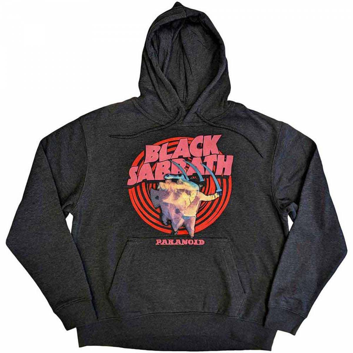 【予約商品】BLACK SABBATH Unisex Pullover Hoodie: Paranoid - CHARCOAL GREY