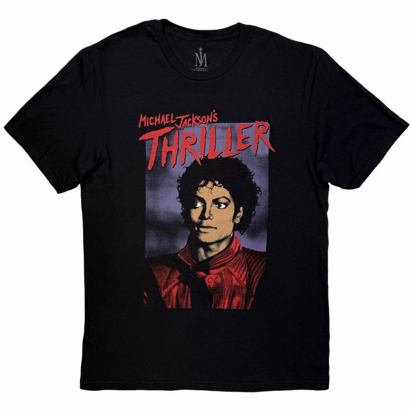 【予約商品】Michael Jackson バンドTシャツ ユニセックス: Thriller Pose (Black)