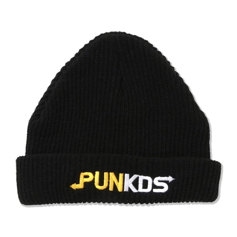 【予約商品】PUNK DRUNKERS (パンク・ドランカーズ) PUNKDSニットCAP - BLACK
