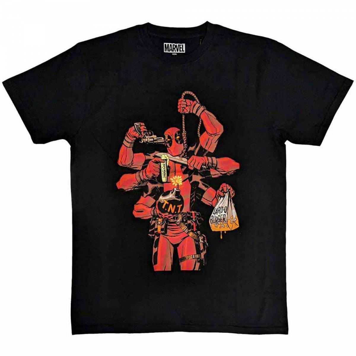 【予約商品】Marvel Comics ユニセックスTシャツ: Deadpool Arms