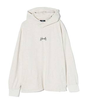 【予約商品】glamb(グラム) GB0424/CS02 : Melting Flower Hoodie / メルティングフワラーフーディ - White