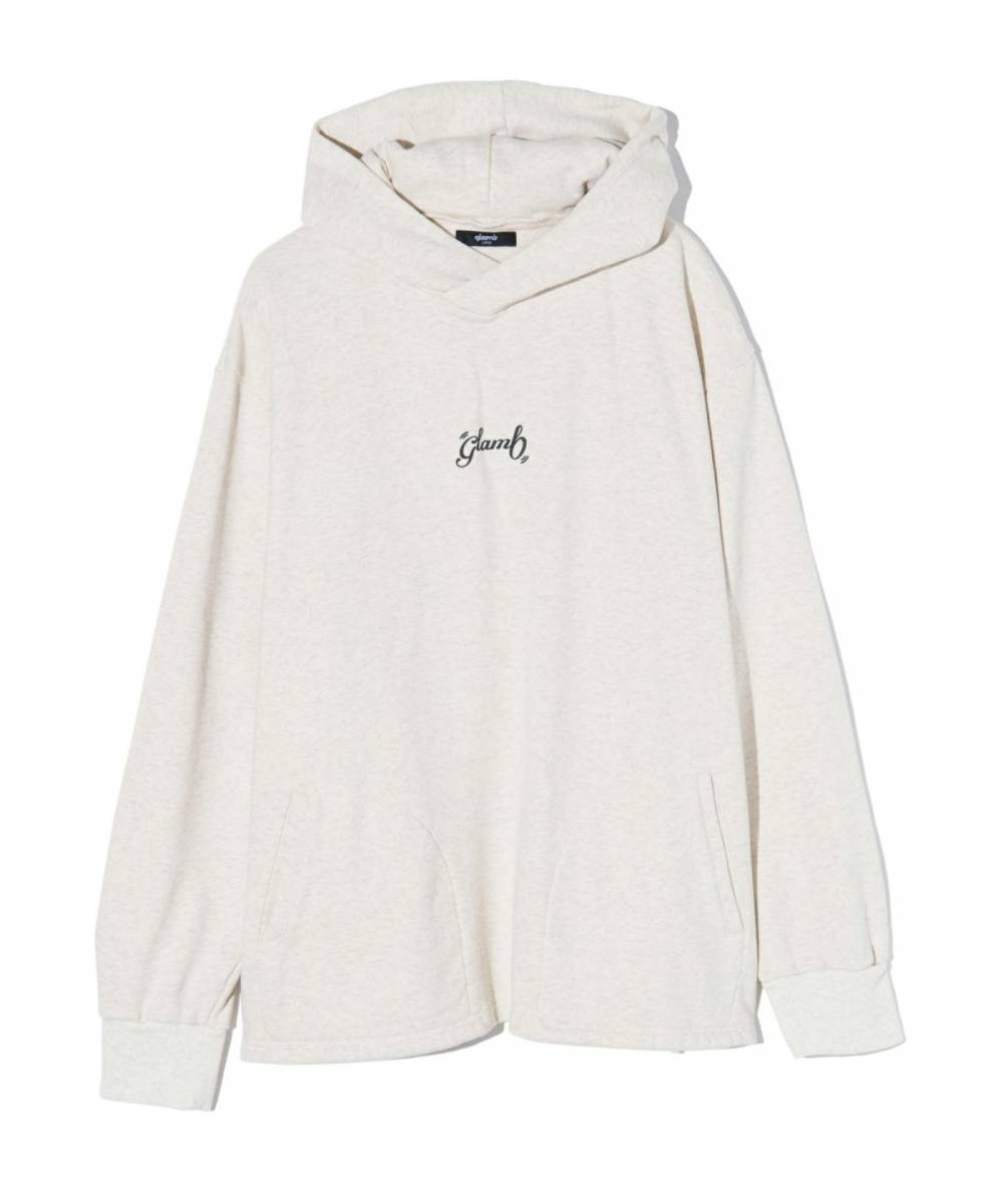 【予約商品】glamb(グラム) GB0424/CS02 : Melting Flower Hoodie / メルティングフワラーフーディ - White