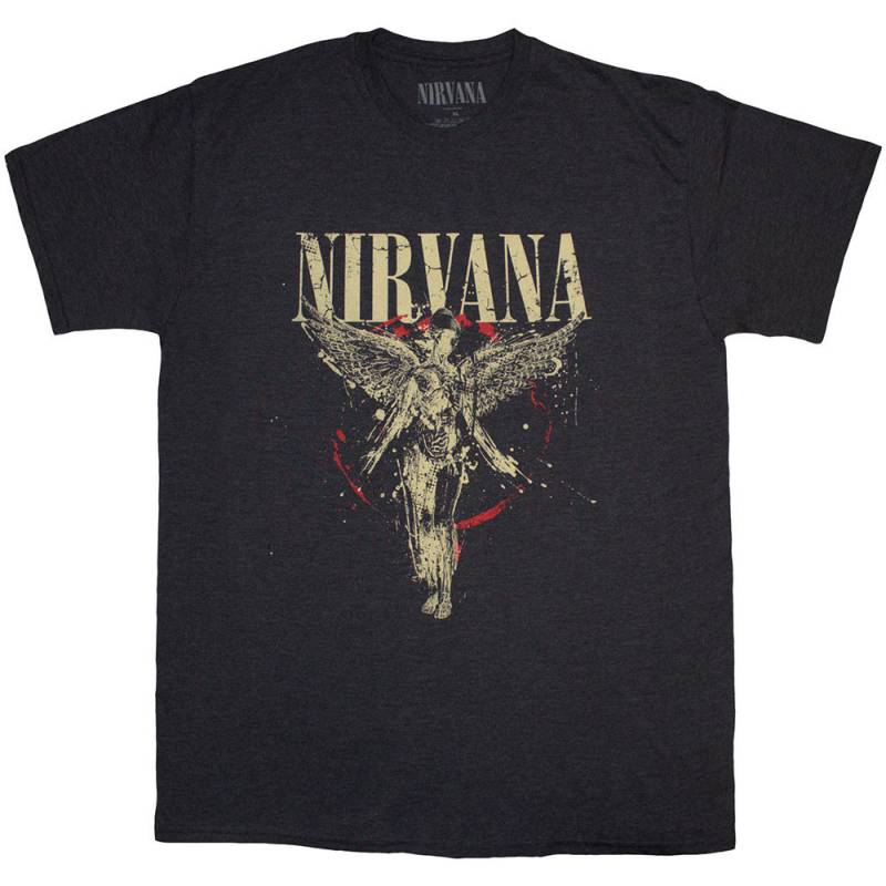 【予約商品】NIRVANA バンドTシャツ ユニセックス: In Utero (Grey)