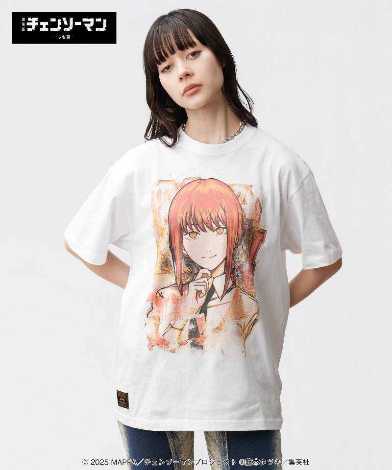 【予約商品】チェンソーマンxglamb(グラム) Makima T-shirt II / マキマTシャツ2 - White