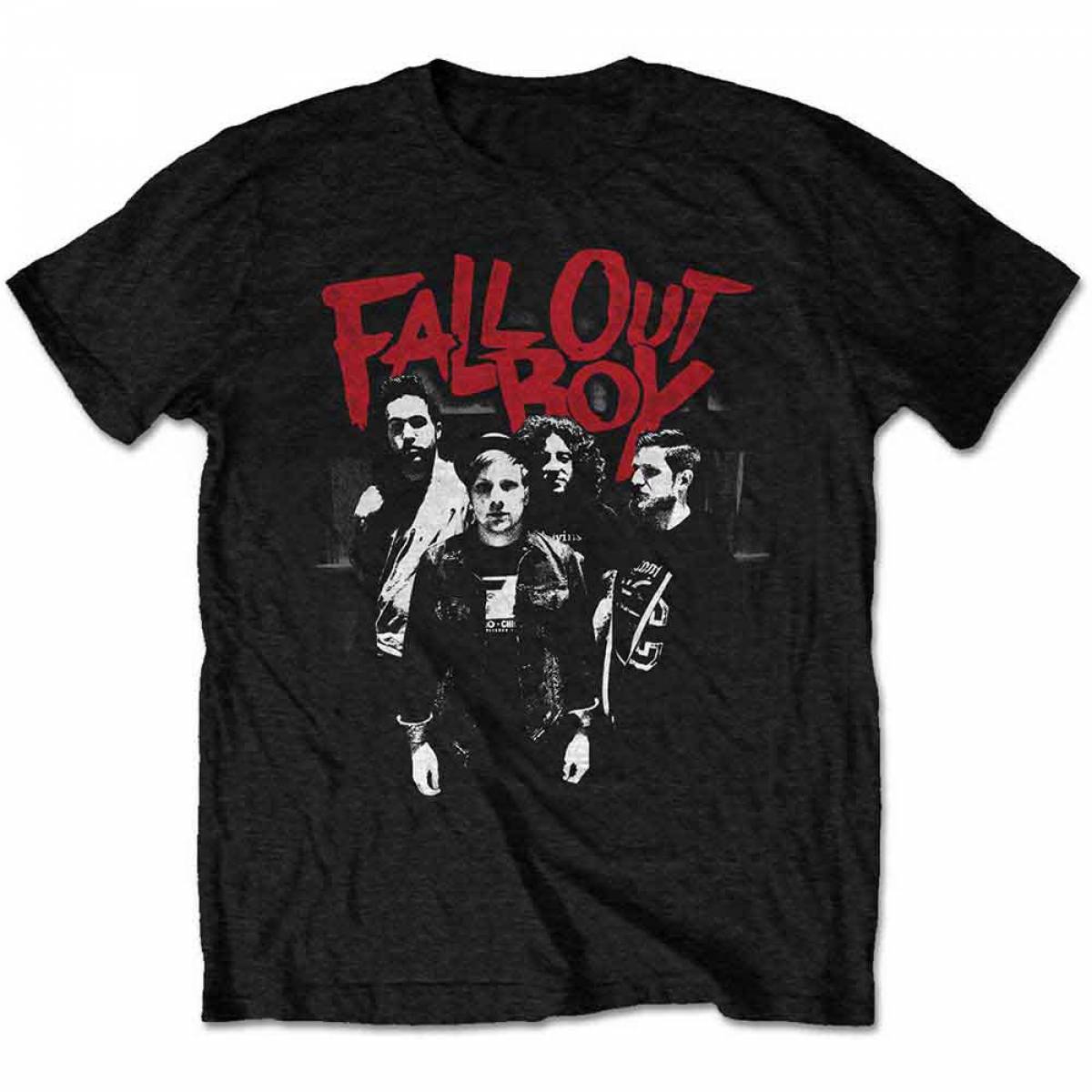 【予約商品】FALL OUT BOY バンドTシャツ ユニセックス: Punk Scratch (Black) - BLACK