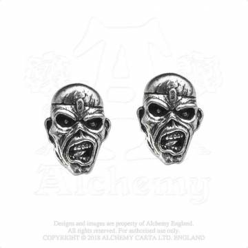 【予約商品】IRON MAIDEN Stud Earrings: Piece of Mind Eddie