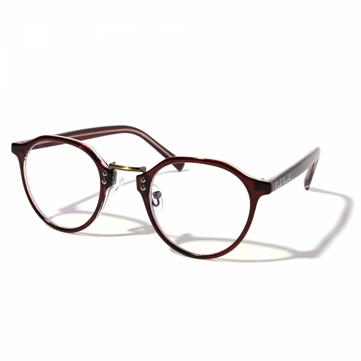 【予約商品】PUNK DRUNKERS (パンクドランカーズ)PCめがね'24AW - BROWN
