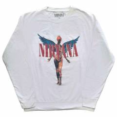【予約商品】NIRVANA Unisex Sweatshirt: Angelic (White)