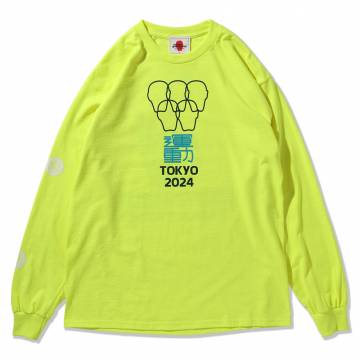 【予約商品】PUNK DRUNKERS (パンクドランカーズ)運動ロンTEE - N.YELLOW