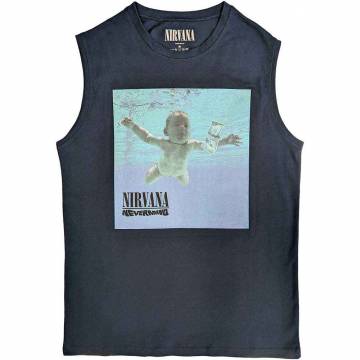 【予約商品】NIRVANA Unisex Tank バンドTシャツ: Nevermind Album - NAVY BLUE