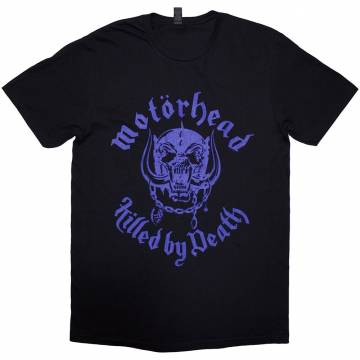 【予約商品】MOTORHEAD バンドTシャツ ユニセックス: Killed By Death Lyric (Black) (Back Print) - BLACK