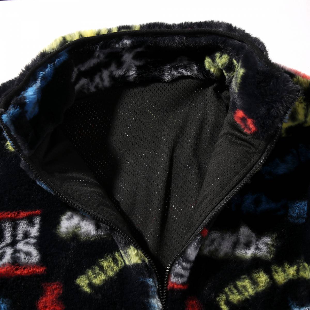 PUNK DRUNKERS (パンクドランカーズ)PDSロゴ総柄ファーJKT PUNK DRUNKERS (パンクドランカーズ)PDSロゴ総柄ファーJKT