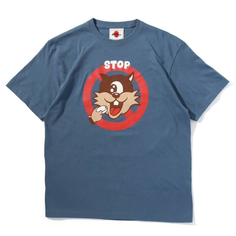 【予約商品】PUNK DRUNKERS (パンク・ドランカーズ) エサを与えないでTEE - H.BLUE