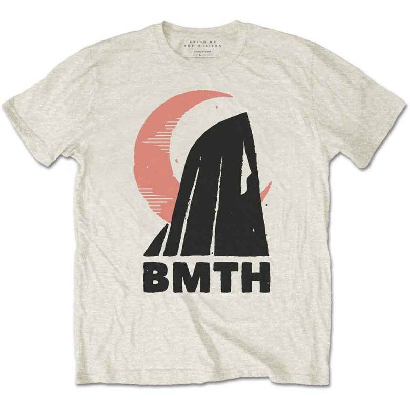 【予約商品】BRING ME THE HORIZON バンドTシャツ ユニセックス: Moon (Natural)