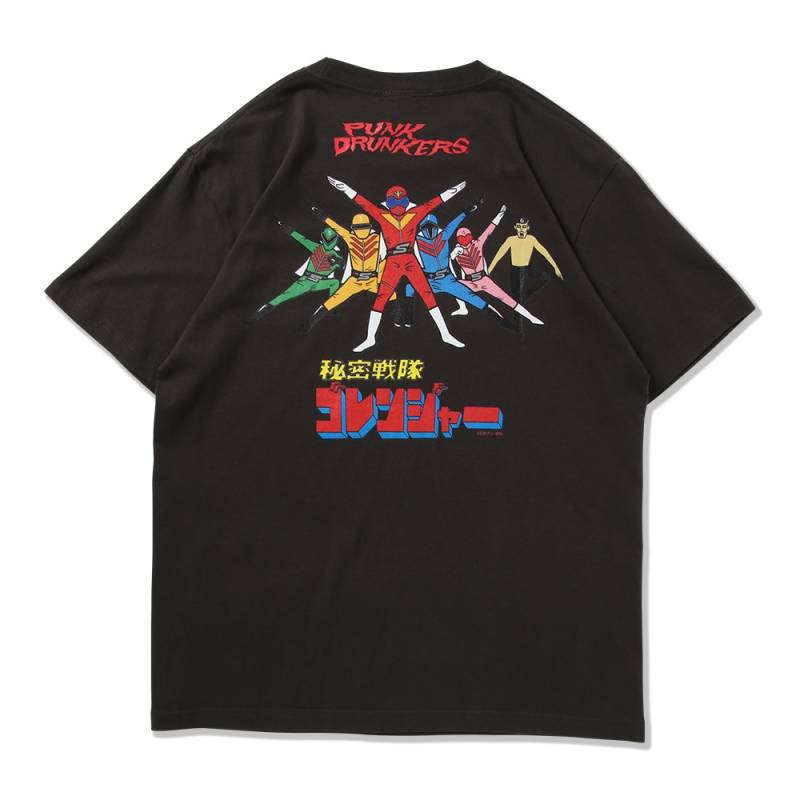【予約商品】PUNK DRUNKERS (パンク・ドランカーズ) ［PDSx秘密戦隊ゴレンジャー］ゴレンジャーとあいつTEE - SUMI