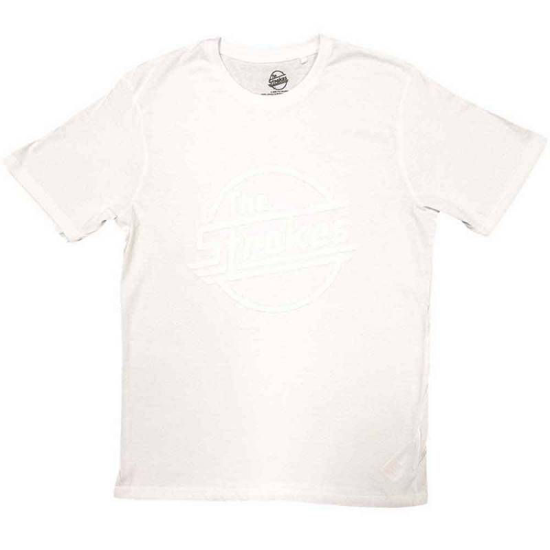 【予約商品】THE STROKES バンドTシャツ ユニセックス: OG Magna (White) (Hi-Build)