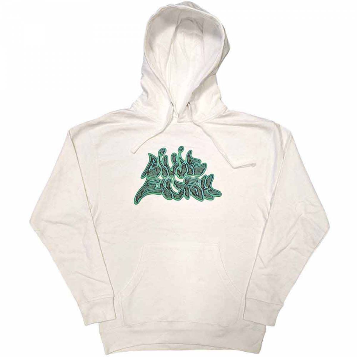 【予約商品】BILLIE EILISH Unisex Pullover Hoodie: Graffiti Logo - WHITE