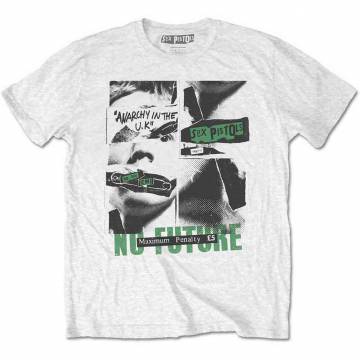 【予約商品】THE SEX PISTOLS バンドTシャツ ユニセックス: No Future - WHITE