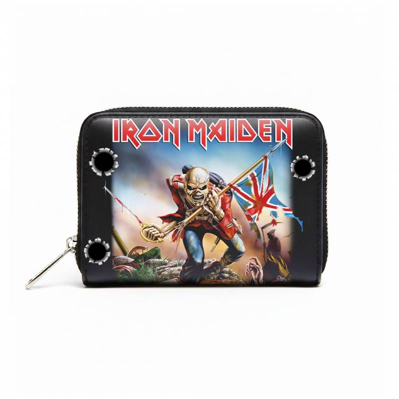 【予約商品】IRON MAIDEN Zip Top Purse: Trooper (Black)