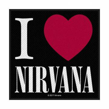 【予約商品】NIRVANA Standard Woven Patch: I Love NIRVANA