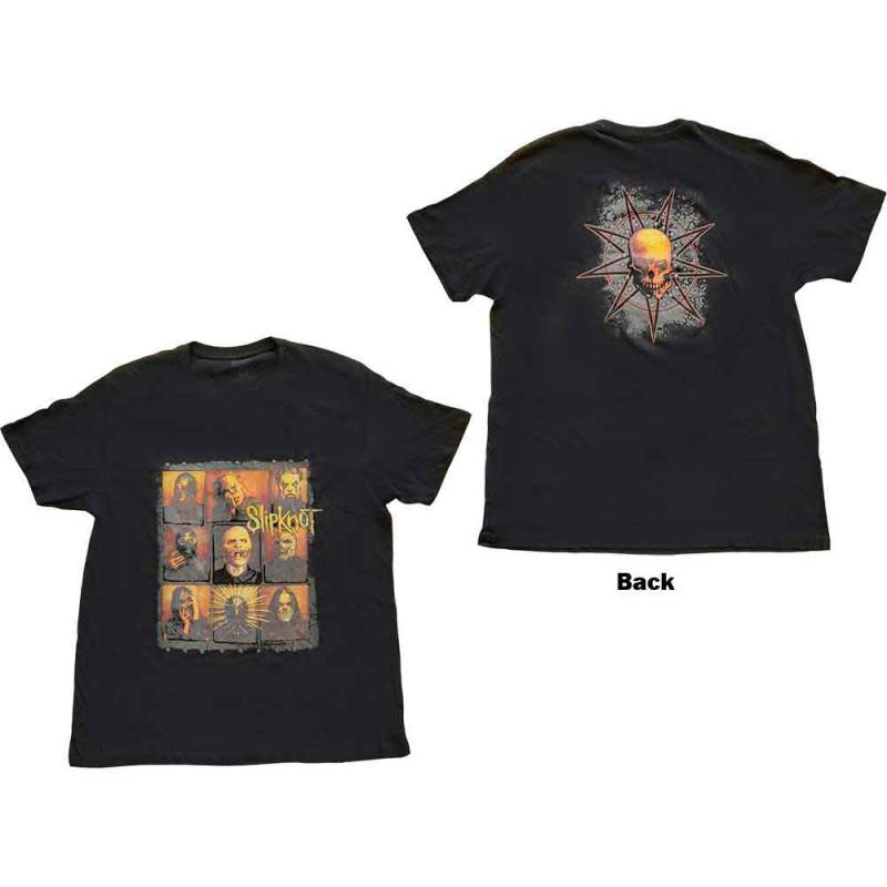 【予約商品】SLIPKNOT バンドTシャツ ユニセックス: Skeptic (Black) (Back Print) - BLACK