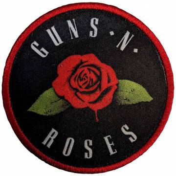 【予約商品】GUNS N' ROSES Printed Patch: Rose (Standard Size)