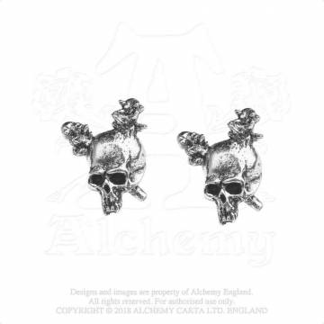 【予約商品】METALLICA Earrings: Damage Inc. Skull