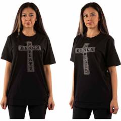 【予約商品】BLACK SABBATH バンドTシャツ ユニセックス: Cross (Black) (Embellished)