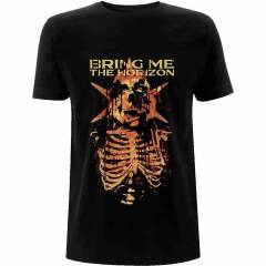 【予約商品】BRING ME THE HORIZON バンドTシャツ ユニセックス: Skull Muss (Black) - BLACK