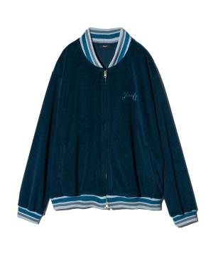 【予約商品】glamb(グラム)GB0125/CS14 : Line Pile Jersey / ラインジャージ - Blue
