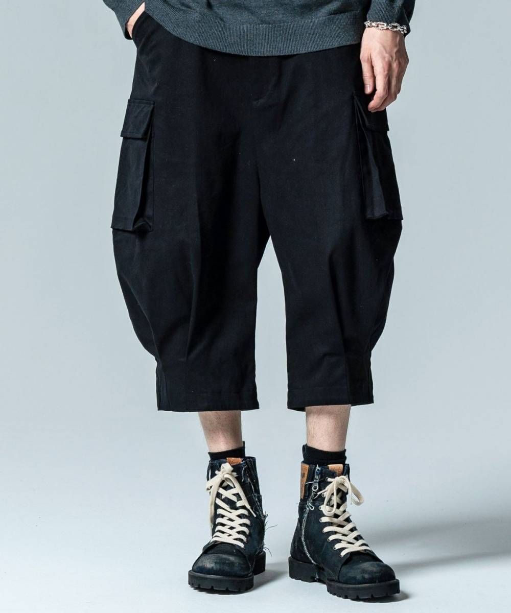 glamb(グGB0125/P04 : Cropped Sarrouel Cargo Pants glamb(グGB0125/P04 : Cropped Sarrouel Cargo Pants