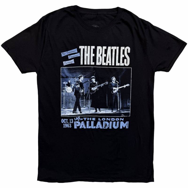 【予約商品】THE BEATLES バンドTシャツ ユニセックス: 1963 The Palladium (Black)