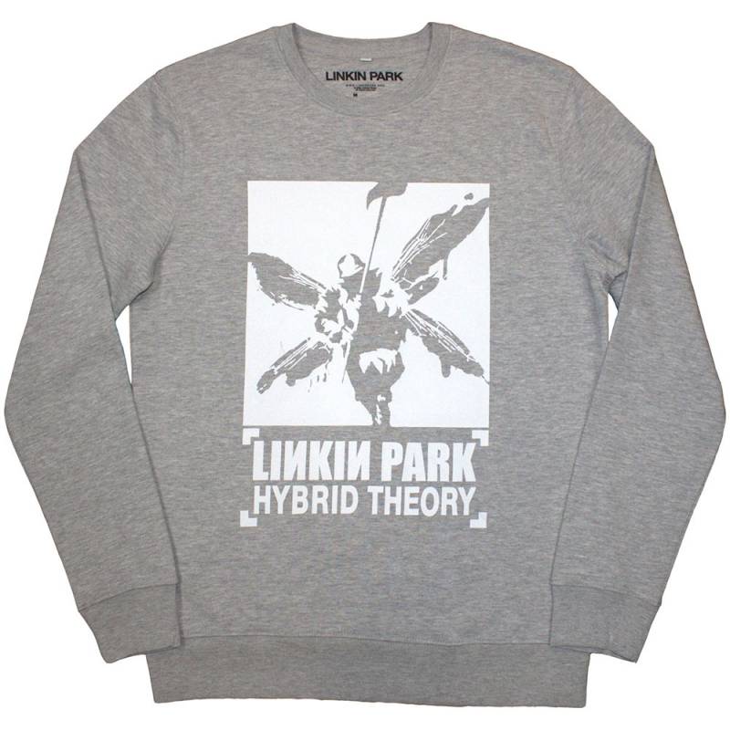 【予約商品】LINKIN PARK Unisex Sweatshirt: Soldier Hybrid Theory (Grey) - GREY