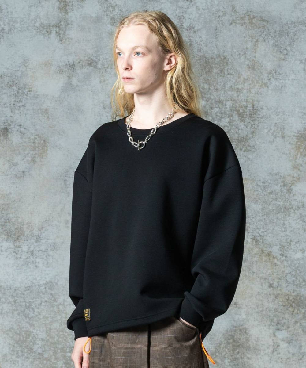 【予約商品】glamb(グラム)GB0325/CS19 : Smooth Sweat Pullover / スムーススウェットプルオーバー - Black