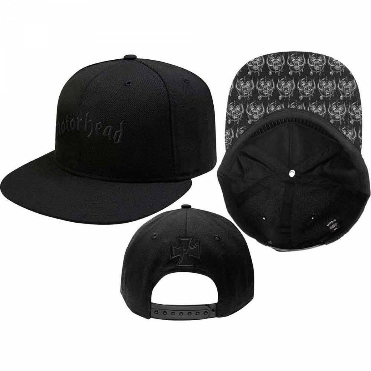 【予約商品】MOTORHEAD Unisex Snapback Cap: Logo & Warpig