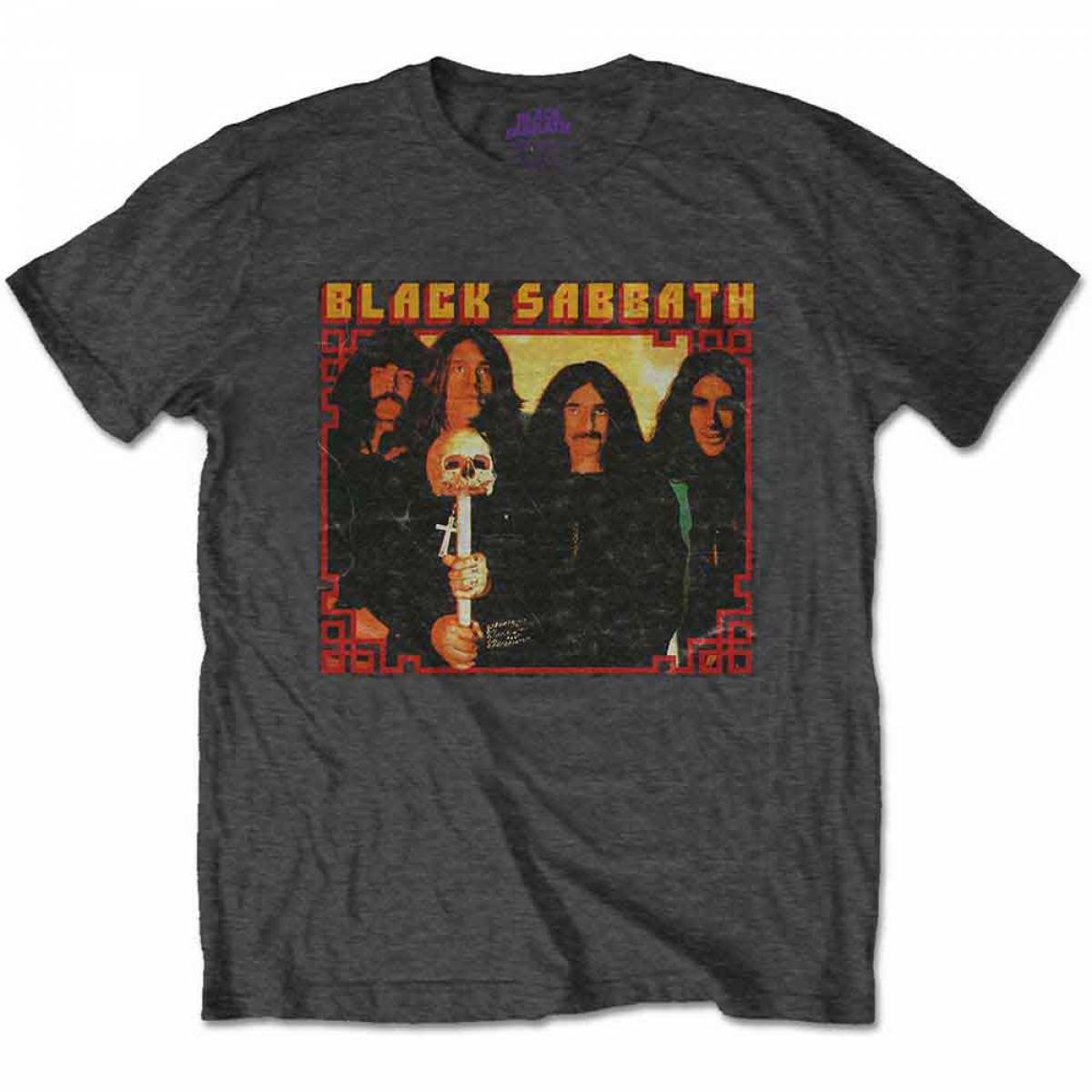 【予約商品】BLACK SABBATH バンドTシャツ ユニセックス: Japan Photo - CHARCOAL GREY