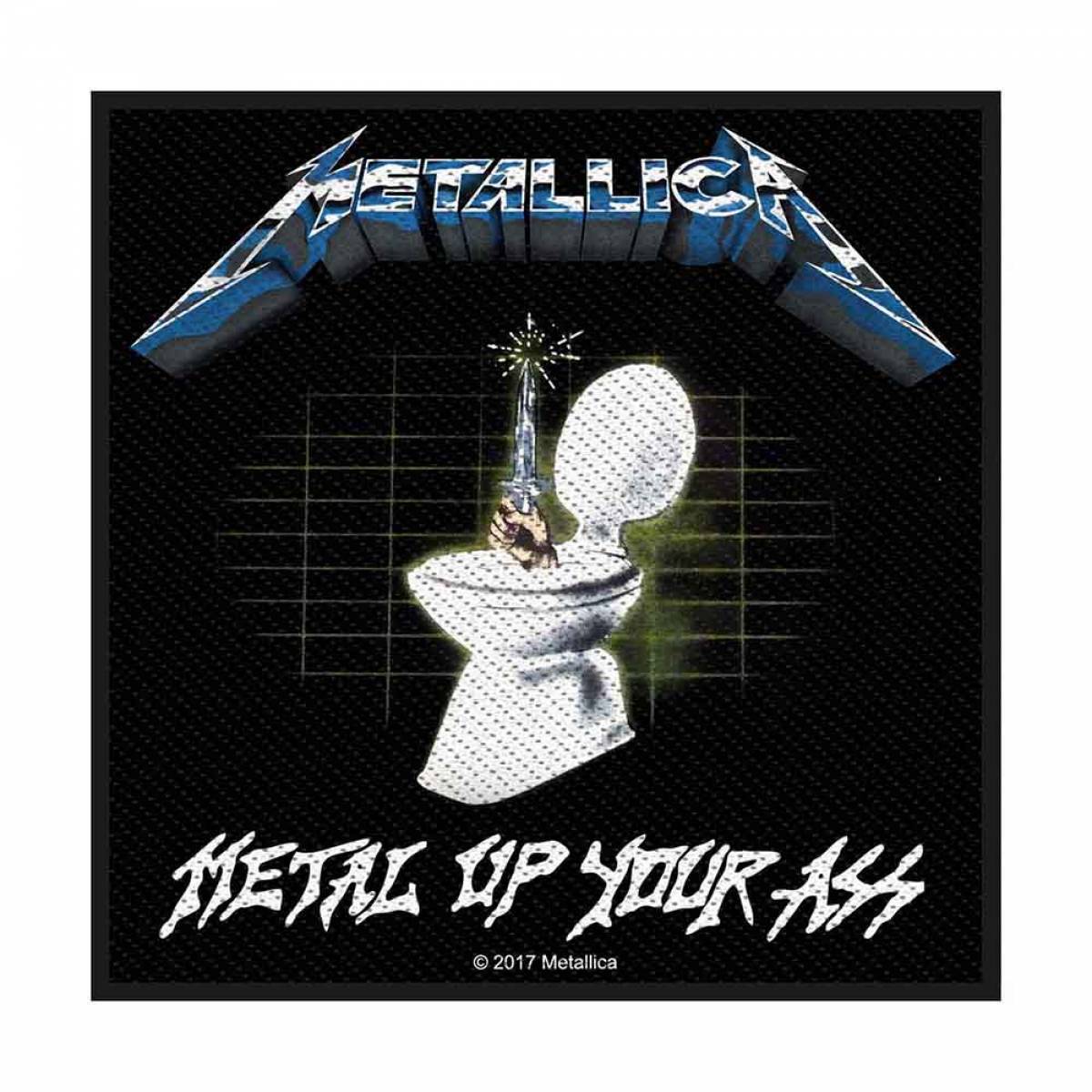 【予約商品】METALLICA Woven Patch: Metal Up Your Ass (Standard)