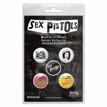 【予約商品】THE SEX PISTOLS Button Badge Pack: Never Mind The B****