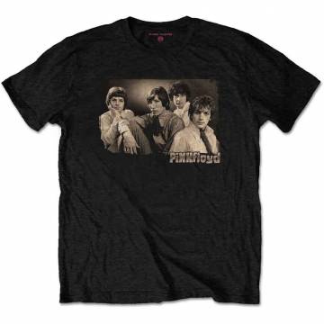 【予約商品】PINK FLOYD バンドTシャツ ユニセックス: Sepia Cravats (Black) - BLACK