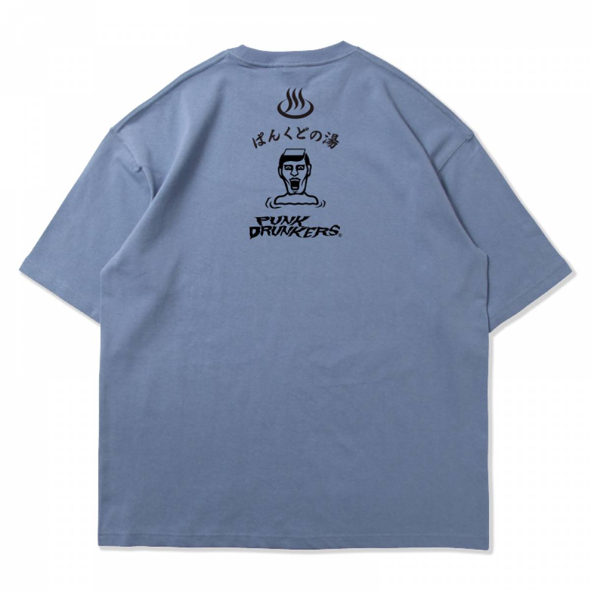 PUNK DRUNKERS(パンクドランカーズ) ぱんくどの湯BIG.TEE - S.BLUE