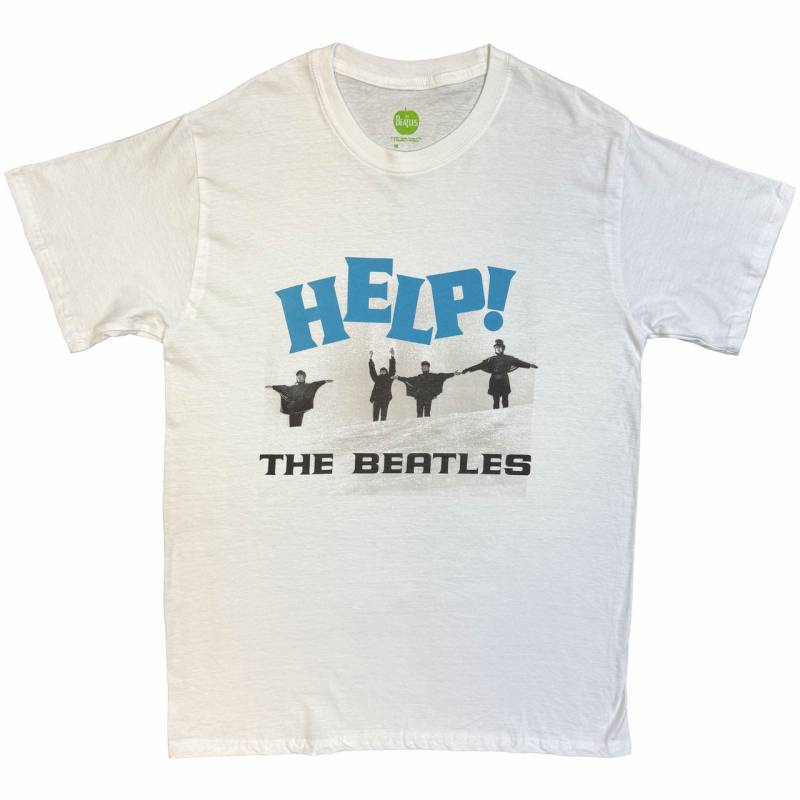 【予約商品】THE BEATLES バンドTシャツ ユニセックス: HELP! Snow (White)