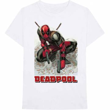 【予約商品】Marvel Comics ユニセックスTシャツ: Deadpool Bullet