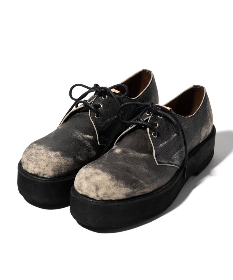 【予約商品】glamb(グラム) Aged Three Hole Shoes / エイジドスリーホールシューズ - Vintage