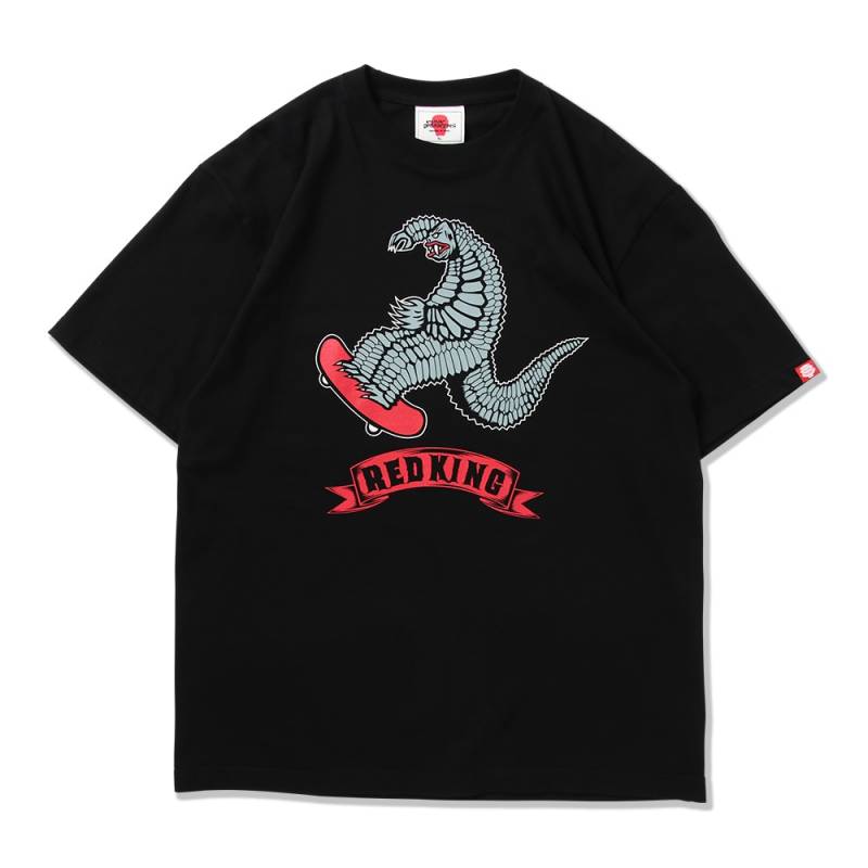 【予約商品】PUNK DRUNKERS (パンク・ドランカーズ) ［PDSx円谷プロ］レッドキングTEE / REVIVAL - BLACK