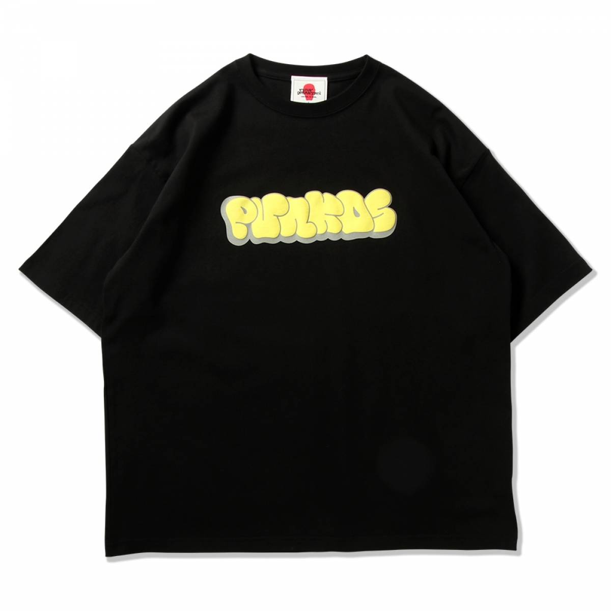 【予約商品】PUNK DRUNKERS (パンクドランカーズ)【予約・5月入荷】プクッとロゴBIG.TEE - BLACK